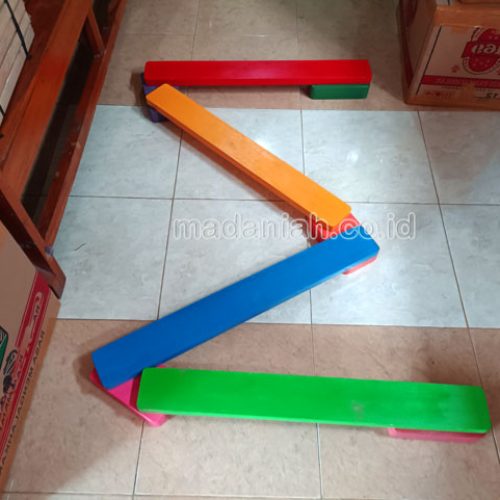 Jual Mainan Papan Titian Kayu Anak TK Soppeng Sulawesi Selatan