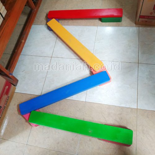 Jual Mainan Papan Titian Kayu Anak TK Intan Jaya Papua Tengah