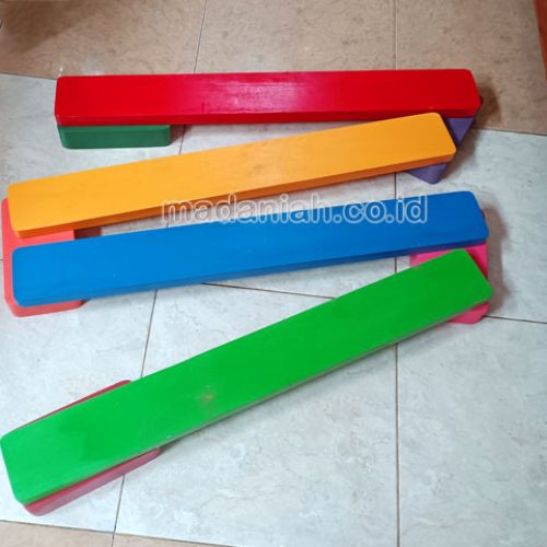 Jual Mainan Papan Titian Kayu Anak TK Supiori Papua