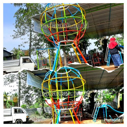 Jual Mainan Panjat Bola Dunia Anak TK Pinrang