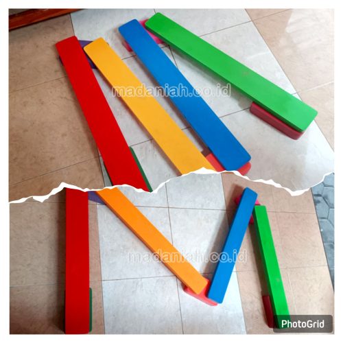 Jual Mainan Papan Titian Kayu Anak TK Bengkalis