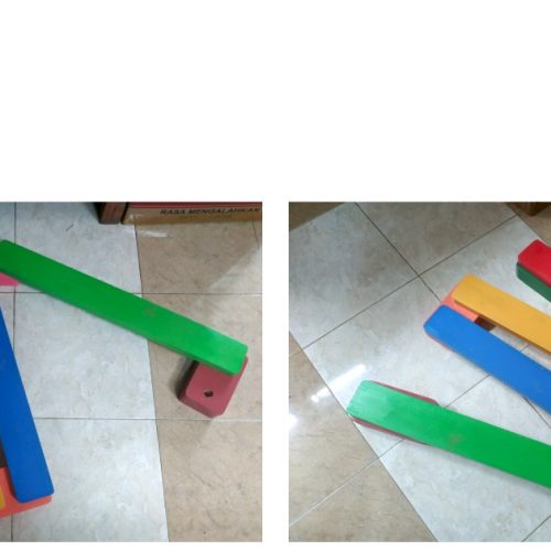 Jual Mainan Papan Titian Kayu Anak TK Pegunungan Arfak Papua Barat