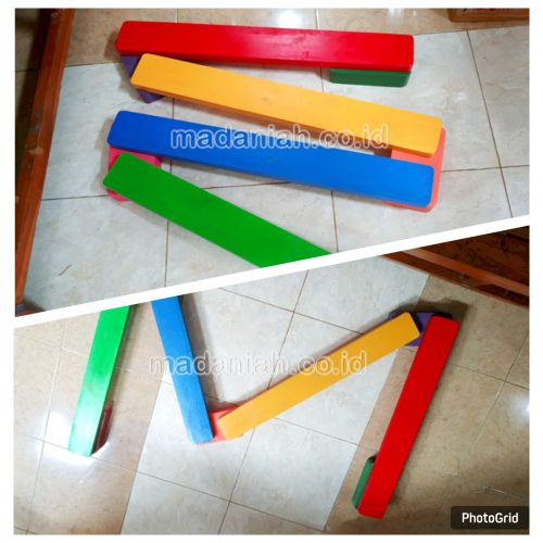 Jual Mainan Papan Titian Kayu Anak TK Sumbawa Barat
