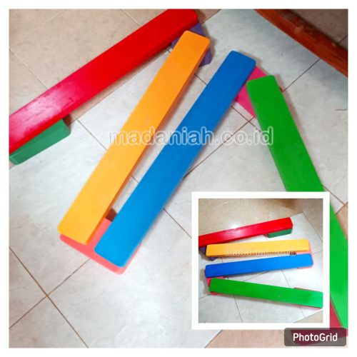 Mainan Papan Titian Kayu Anak TK Buton Utara
