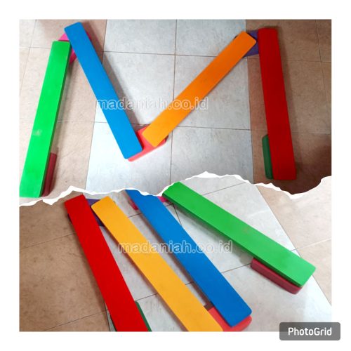 Mainan Papan Titian Kayu Anak TK Kota Tomohon