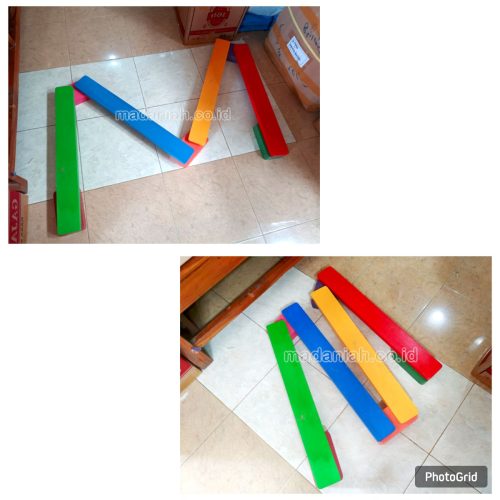 Mainan Papan Titian Kayu Anak TK Lanny Jaya
