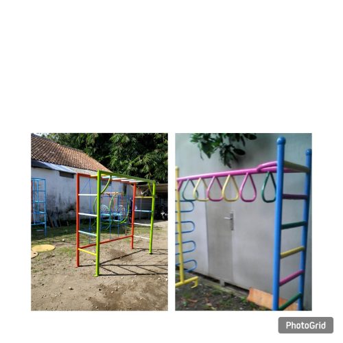 Jual Mainan Monkey Bar Anak TK PAUD Dogiyai Papua Tengah