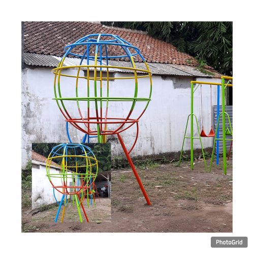 Jual Mainan Panjat Bola Dunia Anak TK Pesawaran Lampung