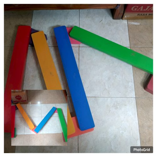Jual Mainan Papan Titian Kayu Anak TK Mandailing Natal Sumatera Utara
