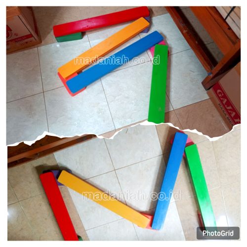 Jual Mainan Papan Titian Kayu Anak TK Manokwari