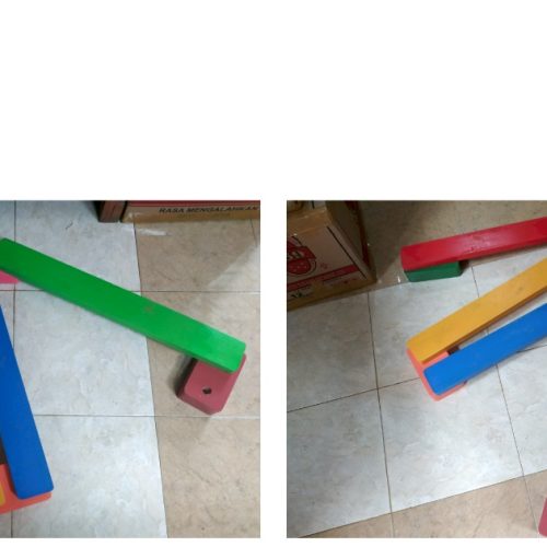 Jual Mainan Papan Titian Kayu Anak TK Palembang Sumatera Selatan