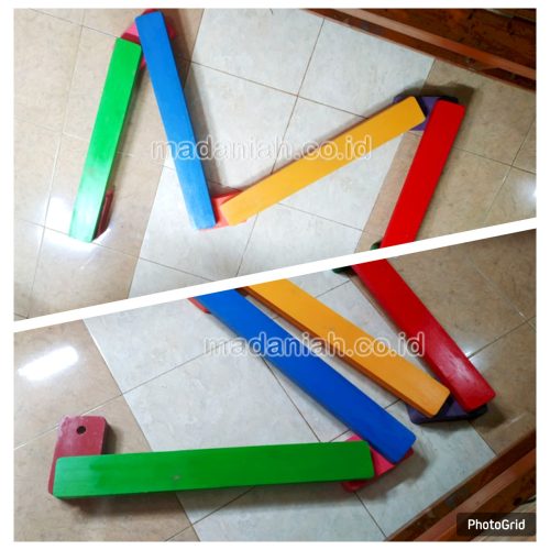 Jual Mainan Papan Titian Kayu Anak TK Sibolga