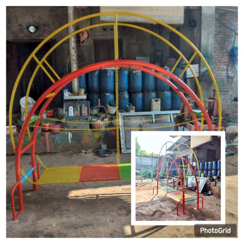 Mainan Jembatan Rantai Goyang Kombinasi TK Ogan Komering Ulu