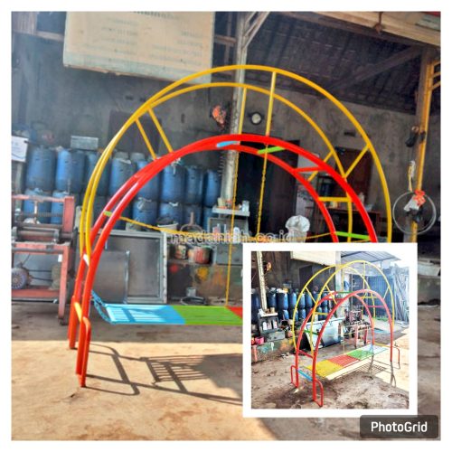 Mainan Jembatan Rantai Goyang Kombinasi TK Sabu Raijua