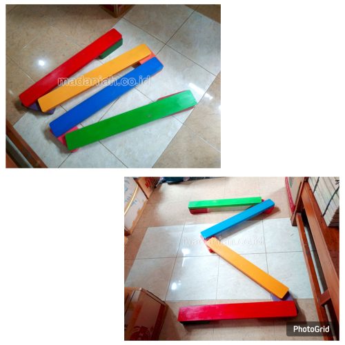 Mainan Papan Titian Kayu Anak TK Banggai Laut