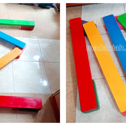 Mainan Papan Titian Kayu Anak TK Kota Batam Mainan Papan Titian Kayu Anak TK Kota Batam