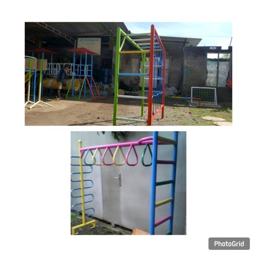 Jual Mainan Monkey Bar Anak TK Tanah Datar