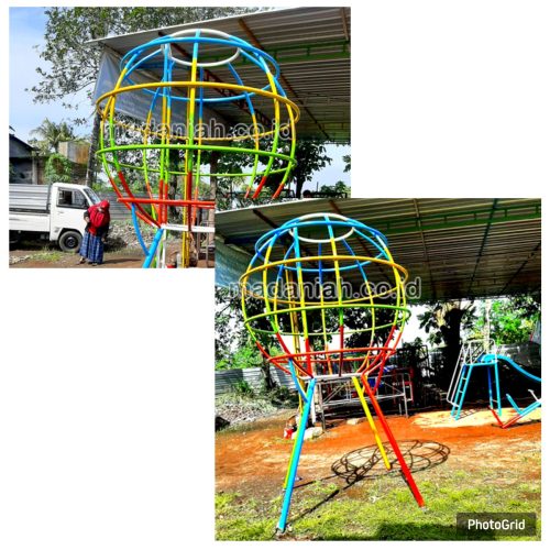 Jual Mainan Panjat Bola Dunia Anak TK Prabumulih