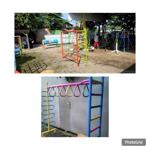 Mainan Monkey Bar Anak TK PAUD Murung Raya