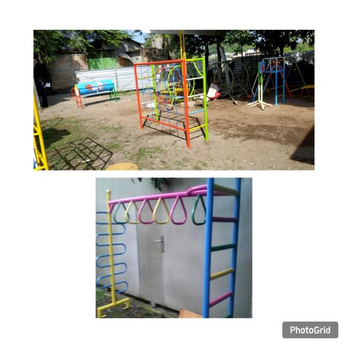 Mainan Papan Titian Kayu Anak TK Labuhanbatu Selatan