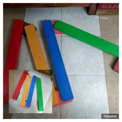 Mainan Papan Titian Kayu Anak TK Padang Lawas Utara