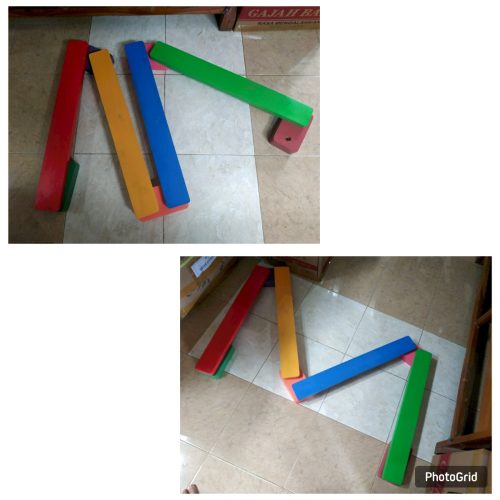 Mainan Papan Titian Kayu Anak TK Tapanuli Tengah