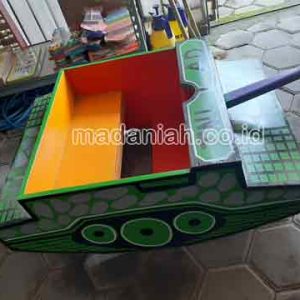 Jual Murah Mainan Kayu Tank Goyang Anak TK Ngemplak Jual Murah Mainan Kayu Tank Goyang Anak TK Ngemplak