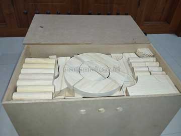 Balok PDK Natural Pinus Isi 200 Pcs