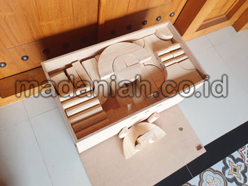Toko Balok PDK Natural Pinus di Bintan