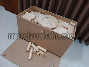 Toko Balok PDK Natural Pinus di Nias Barat