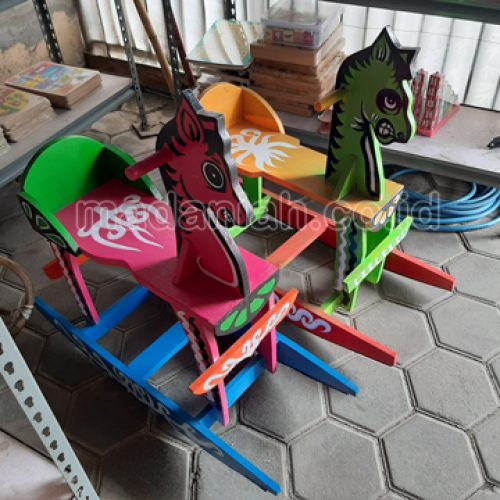 Jual Murah Mainan Kuda Goyang Kayu Anak Pleret