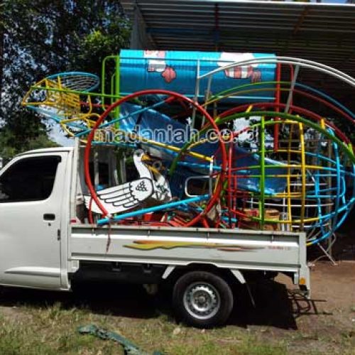 Produsen Mainan Perosotan Fiber Anak TK Tempel Yogyakarta