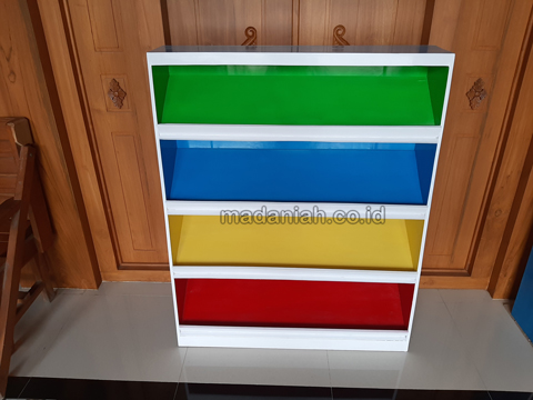 Jual Lemari Loker Rak Kayu PAUD TK Klaten
