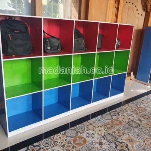Jual Murah Lemari Loker Kayu PAUD TK Grobogan Jual Murah Lemari Loker Kayu PAUD TK Grobogan
