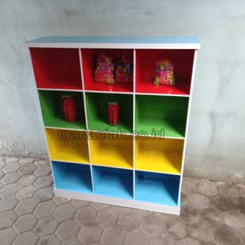 Jual Murah Lemari Loker Kayu PAUD TK Kediri