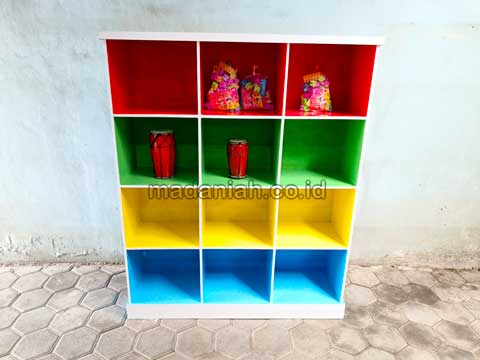Jual Murah Lemari Loker Kayu PAUD TK Kota Salatiga