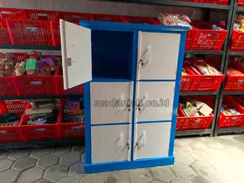 Jual Murah Lemari Loker Kayu PAUD TK Lampung Selatan