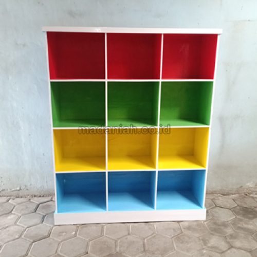 Jual Murah Lemari Loker Kayu PAUD TK Purbalingga