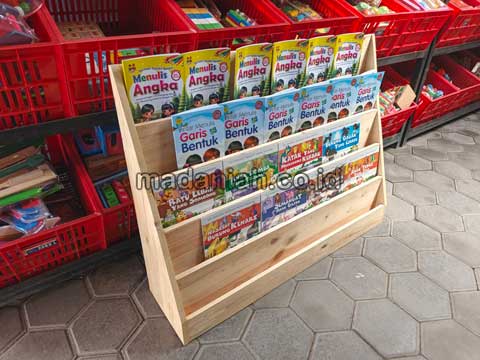 Jual Murah Lemari Loker Rak Kayu PAUD TK Bandung