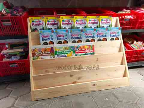 Jual Murah Lemari Loker Rak Kayu PAUD TK Kota Depok