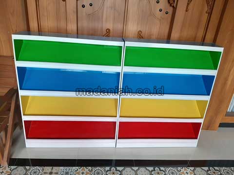 Jual Murah Lemari Loker Rak Kayu PAUD TK Kota Salatiga