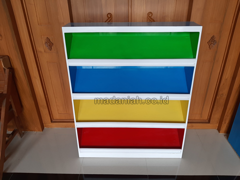 Jual Murah Lemari Loker Rak Kayu PAUD TK Pati