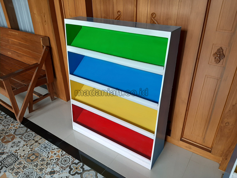 Jual Murah Lemari Loker Rak Kayu PAUD TK Semarang