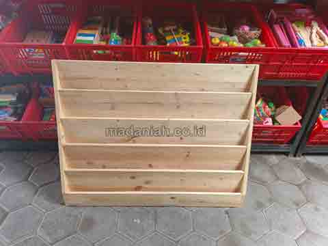 Pabrik Lemari Loker Rak Kayu PAUD TK Pasuruan