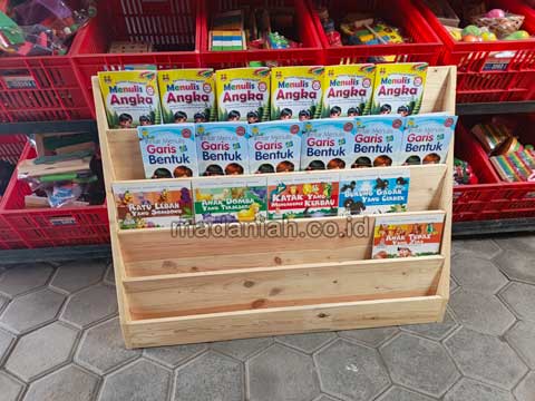 Produsen Lemari Loker Kayu PAUD TK Jogja Rak Buku
