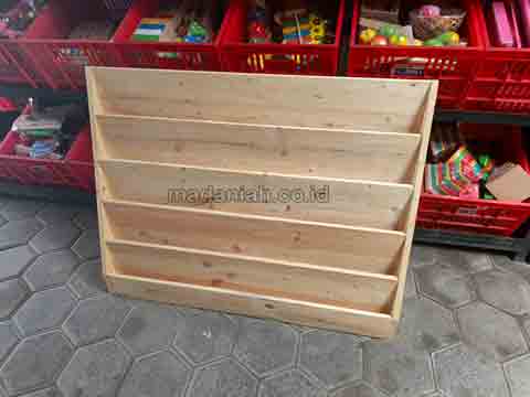 Produsen Lemari Loker Rak Kayu PAUD TK Nganjuk