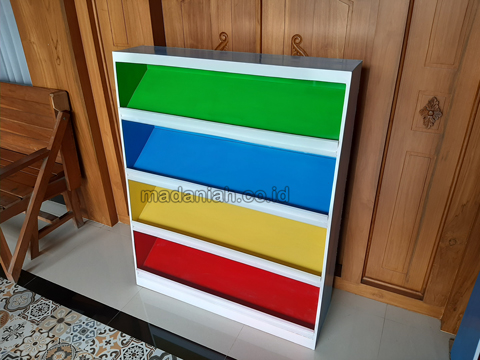 Produsen Lemari Loker Rak Kayu PAUD TK Sragen