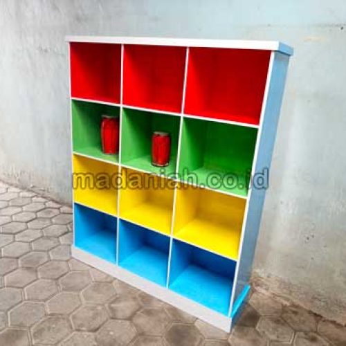 Jual Lemari Loker Kayu PAUD TK Musi Rawas Utara