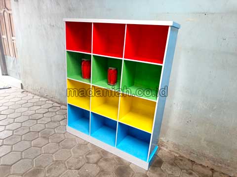 Jual Lemari Loker Kayu PAUD TK Musi Rawas Utara