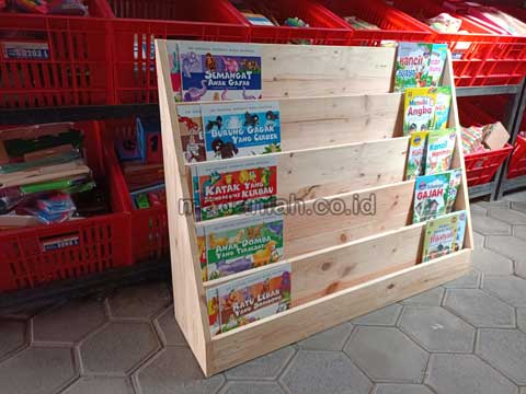 Jual Lemari Loker Rak Kayu PAUD TK Musi Rawas Utara